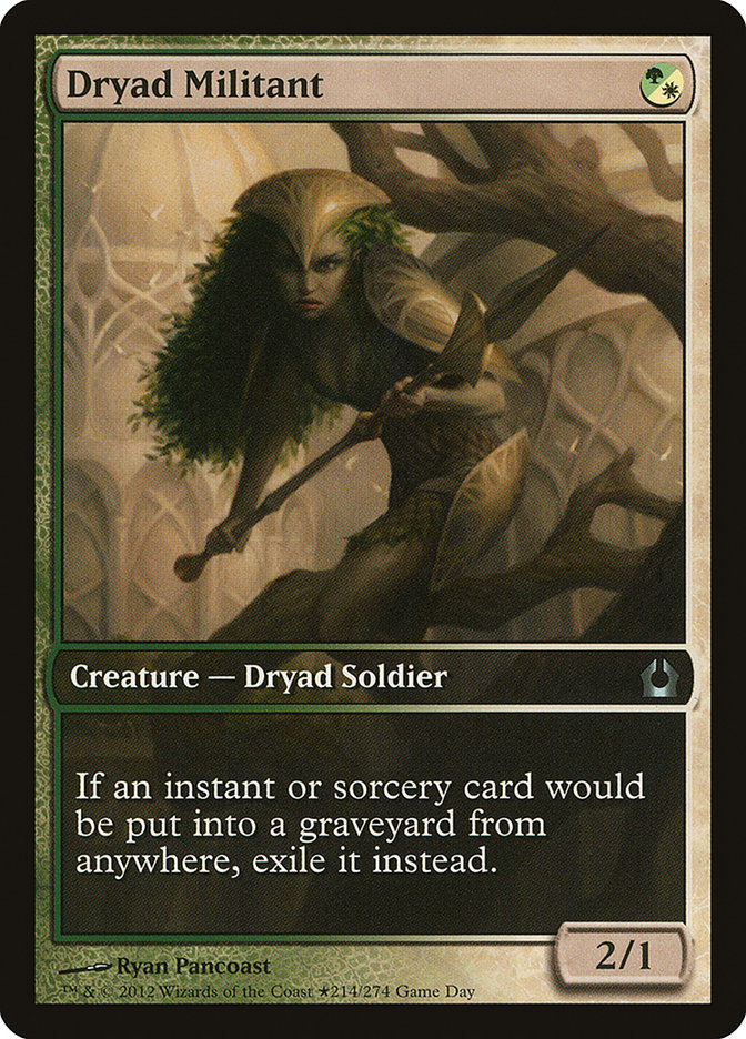 Dryad Militant (Game Day) (Extended Art) [Return to Ravnica Promos] - Magic: The Gathering - Card Brawlers | Quebec | Canada |