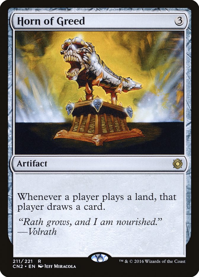 Horn of Greed [Conspiracy: Take the Crown] - Magic: The Gathering - Card Brawlers | Quebec | Canada |