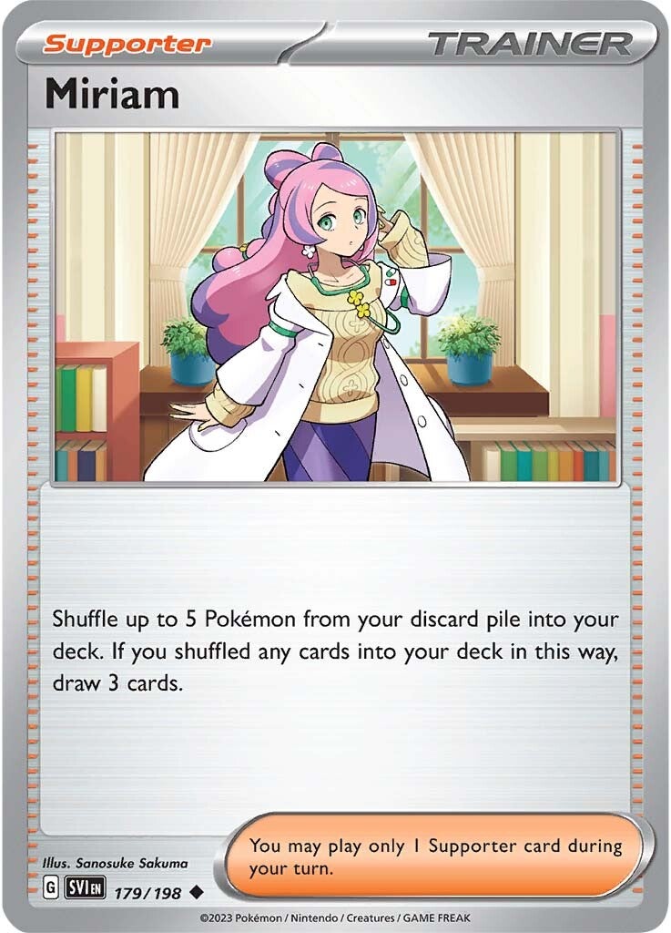 Miriam (179/198) [Scarlet & Violet: Base Set] - Pokémon - Card Brawlers | Quebec | Canada |