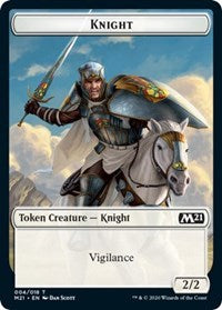 Knight // Zombie Double-Sided Token [Core Set 2021 Tokens] - Magic: The Gathering - Card Brawlers | Quebec | Canada |