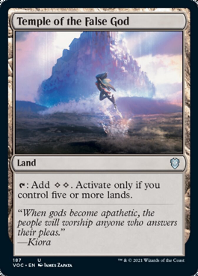 Temple of the False God [Innistrad: Crimson Vow Commander] - Magic: The Gathering - Card Brawlers | Quebec | Canada |