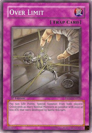 Over Limit [DP06-EN024] Common - Yu-Gi-Oh! - Card Brawlers | Quebec | Canada |
