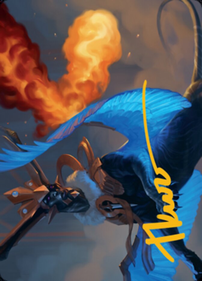 Disdainful Stroke Art Card (Gold-Stamped Signature) [Streets of New Capenna Art Series] - Magic: The Gathering - Card Brawlers | Quebec | Canada |