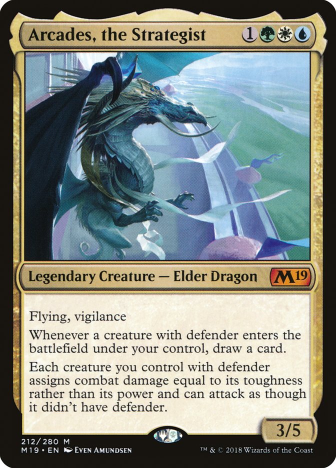 Arcades, the Strategist [Core Set 2019] - Magic: The Gathering - Card Brawlers | Quebec | Canada |