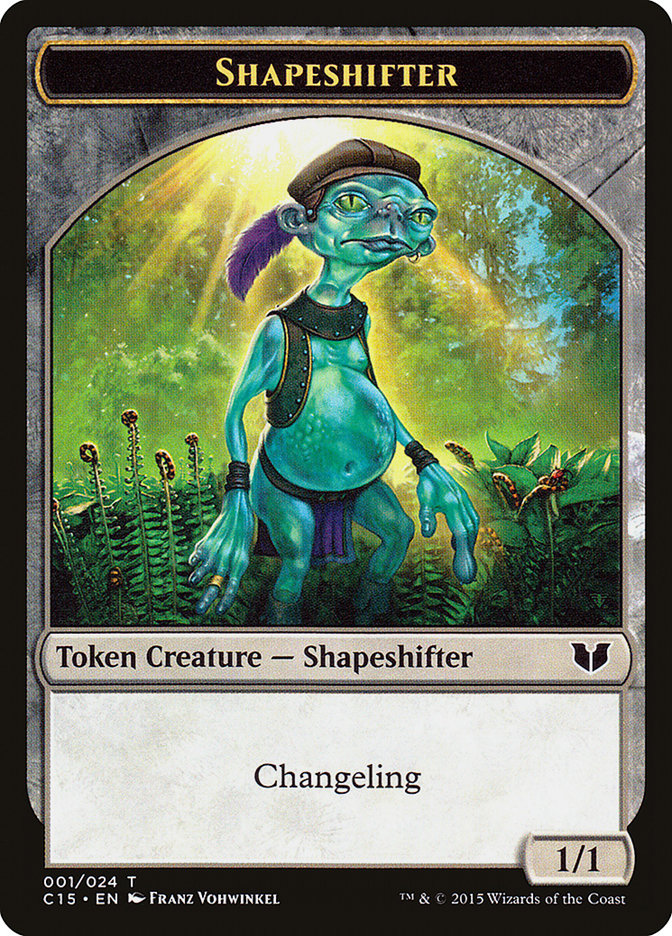Shapeshifter // Shapeshifter Double-Sided Token [Commander 2015 Tokens] - Magic: The Gathering - Card Brawlers | Quebec | Canada |