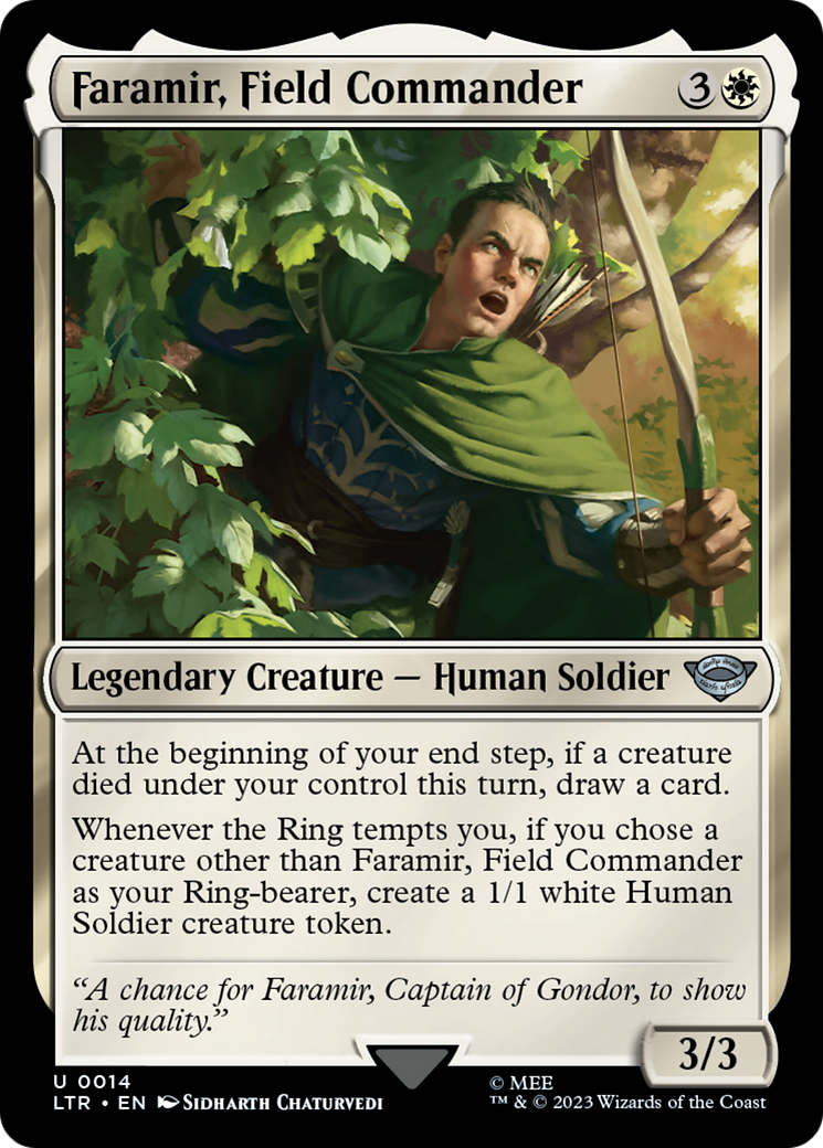 Faramir, Field Commander [The Lord of the Rings: Tales of Middle-Earth] - Magic: The Gathering - Card Brawlers | Quebec | Canada |