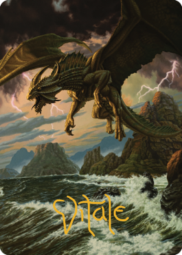 Ancient Bronze Dragon Art Card (03) (Gold-Stamped Signature) [Commander Legends: Battle for Baldur's Gate Art Series] - Magic: The Gathering - Card Brawlers | Quebec | Canada |