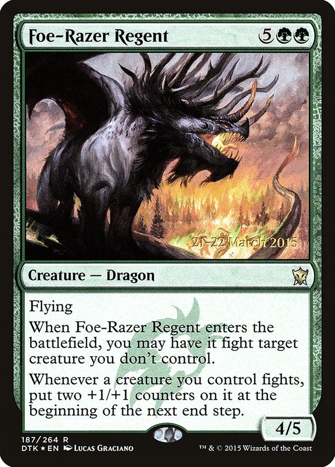 Foe-Razer Regent [Dragons of Tarkir Prerelease Promos] - Magic: The Gathering - Card Brawlers | Quebec | Canada |