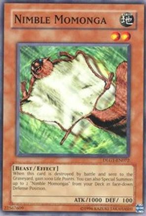 Nimble Momonga [DLG1-EN072] Common - Yu-Gi-Oh! - Card Brawlers | Quebec | Canada |