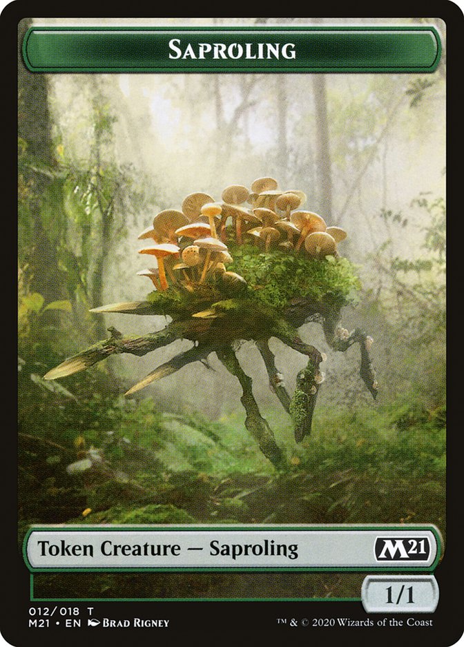 Angel // Saproling Double-Sided Token [Core Set 2021 Tokens] - Magic: The Gathering - Card Brawlers | Quebec | Canada |