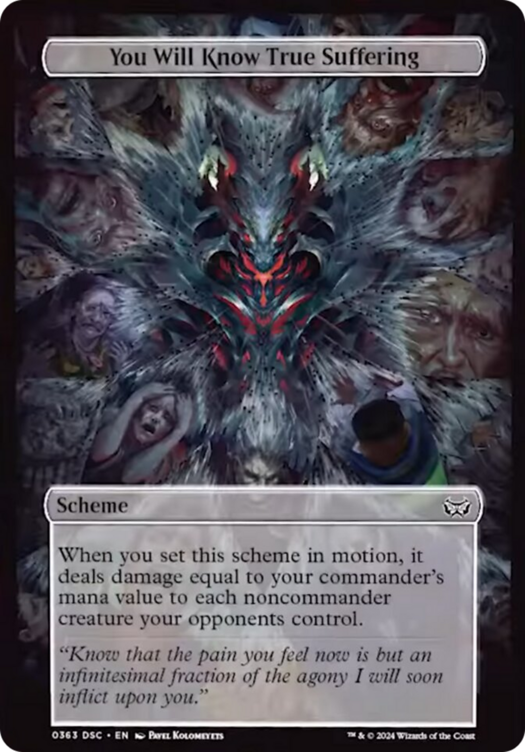 You Will Know True Suffering (Full Art) [Duskmourn: Archenemy] - Magic: The Gathering - Card Brawlers | Quebec | Canada |