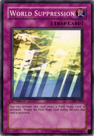 World Suppression [PSV-020] Common - Yu-Gi-Oh! - Card Brawlers | Quebec | Canada |
