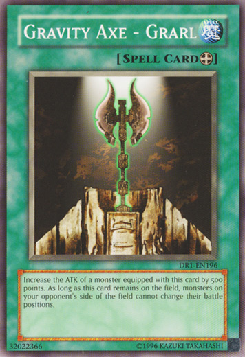 Gravity Axe - Grarl [DR1-EN196] Common - Yu-Gi-Oh! - Card Brawlers | Quebec | Canada |