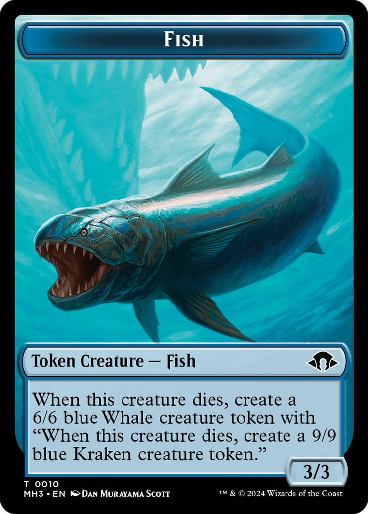 Servo // Fish Double-Sided Token [Modern Horizons 3 Tokens] - Magic: The Gathering - Card Brawlers | Quebec | Canada |