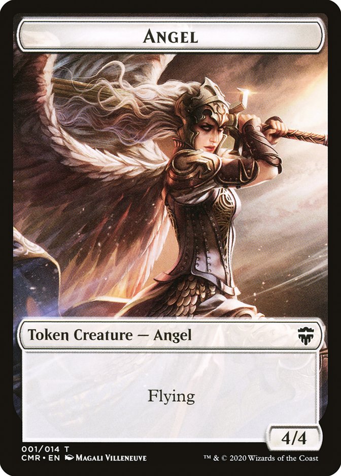 Angel // Soldier Double-Sided Token [Commander Legends Tokens] - Magic: The Gathering - Card Brawlers | Quebec | Canada |