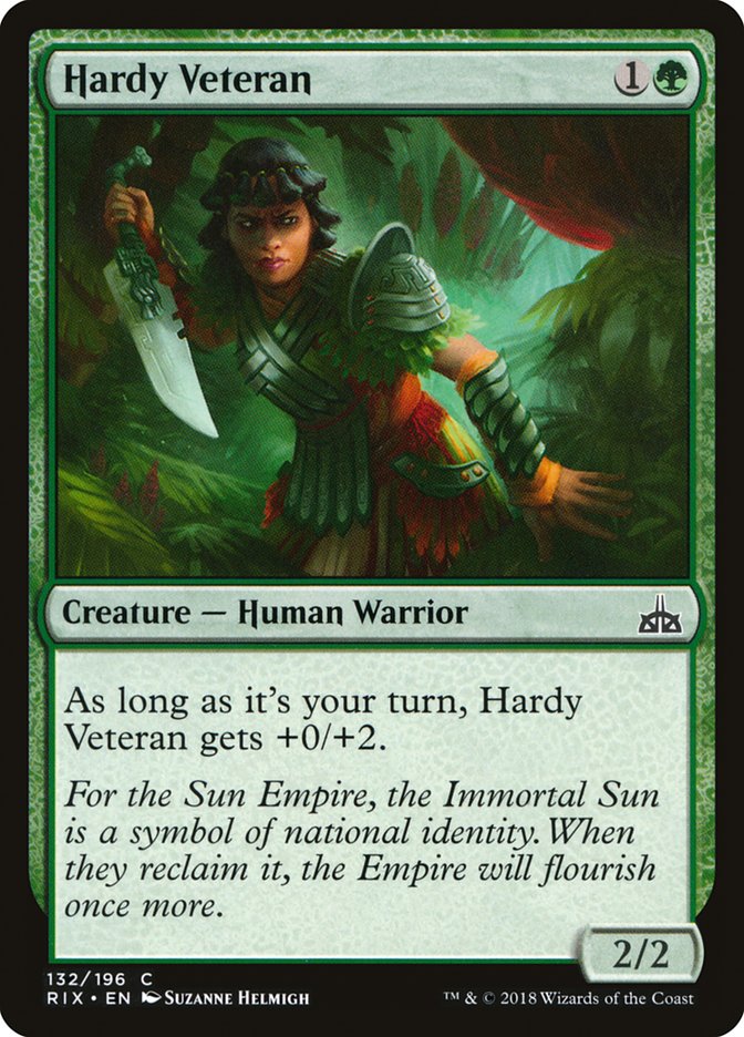 Hardy Veteran [Rivals of Ixalan] - Magic: The Gathering - Card Brawlers | Quebec | Canada |