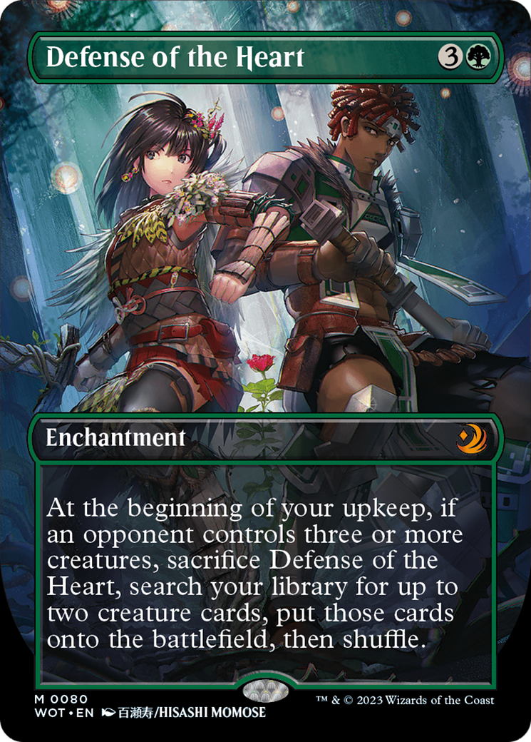 Defense of the Heart (Anime Borderless) [Wilds of Eldraine: Enchanting Tales] - Magic: The Gathering - Card Brawlers | Quebec | Canada |