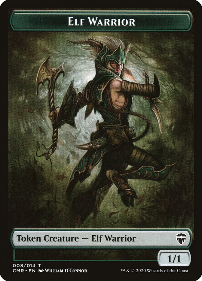 Copy (013) // Elf Warrior Double-Sided Token [Commander Legends Tokens] - Magic: The Gathering - Card Brawlers | Quebec | Canada |