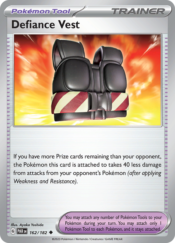 Defiance Vest (162/182) [Scarlet & Violet: Paradox Rift] - Pokémon - Card Brawlers | Quebec | Canada |