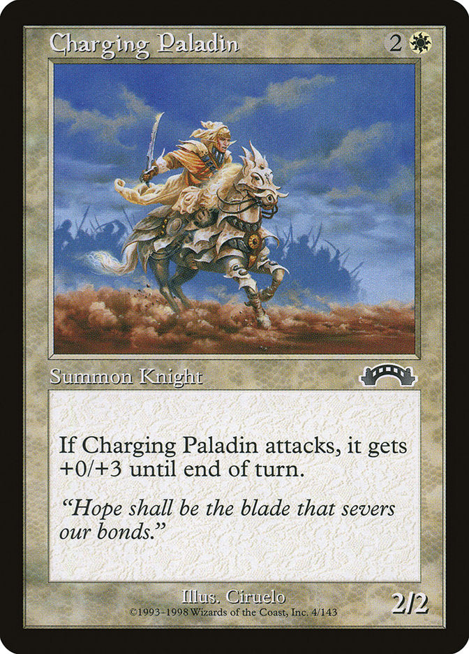 Charging Paladin [Exodus] - Magic: The Gathering - Card Brawlers | Quebec | Canada |