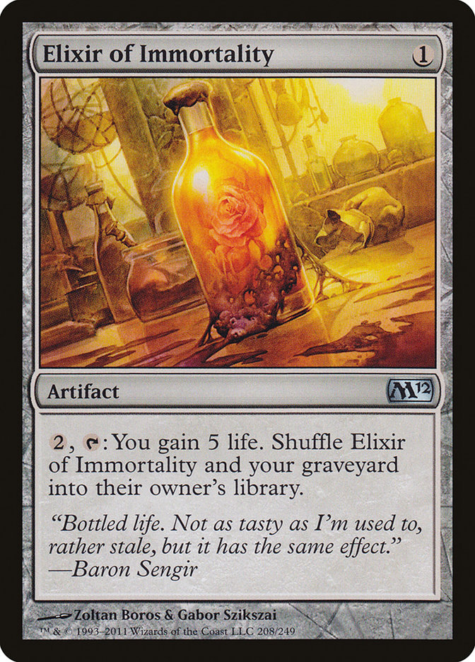 Elixir of Immortality [Magic 2012] - Magic: The Gathering - Card Brawlers | Quebec | Canada |