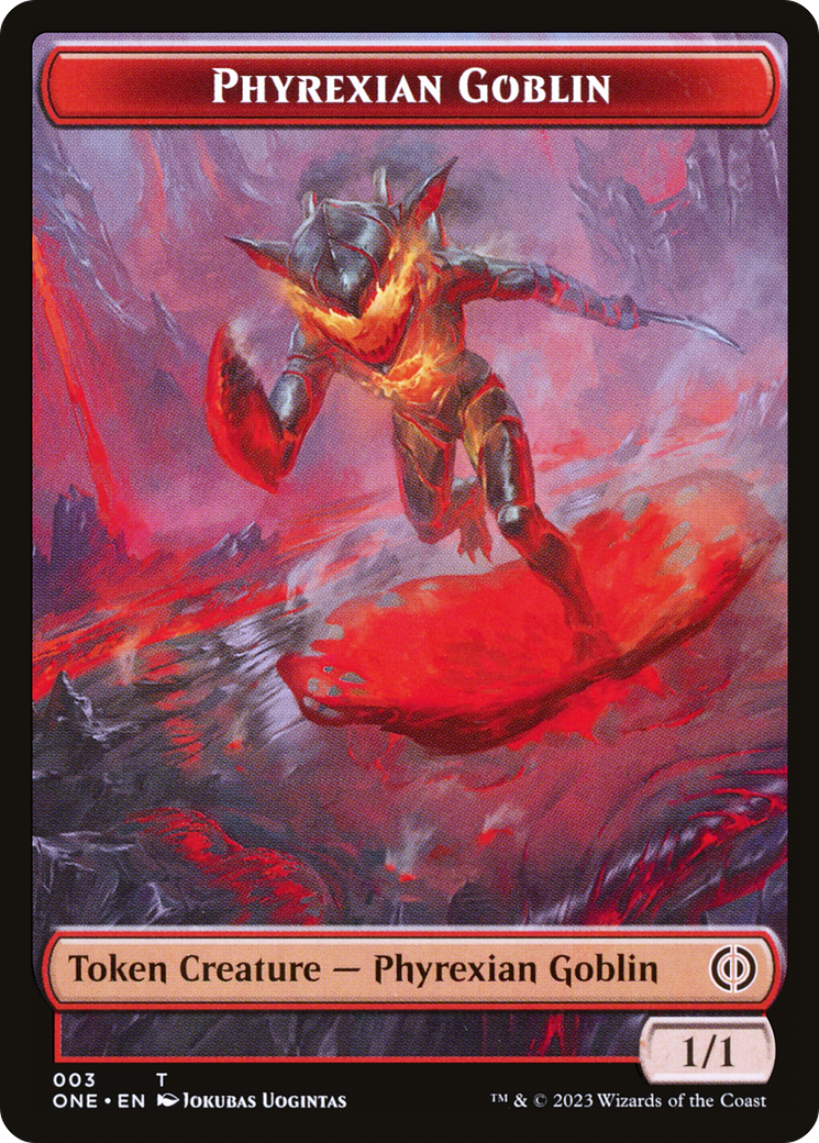 Phyrexian Goblin // Drone Double-Sided Token [Phyrexia: All Will Be One Tokens] - Magic: The Gathering - Card Brawlers | Quebec | Canada |