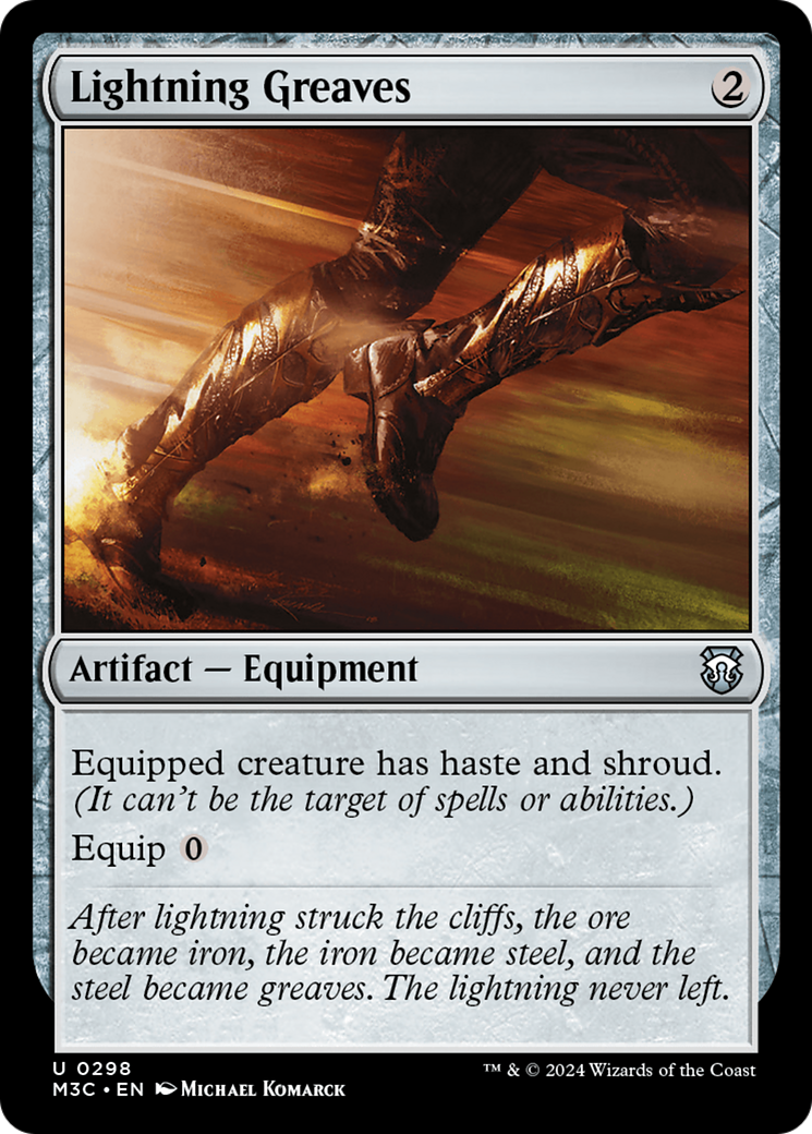 Lightning Greaves (Ripple Foil) [Modern Horizons 3 Commander] - Magic: The Gathering - Card Brawlers | Quebec | Canada |