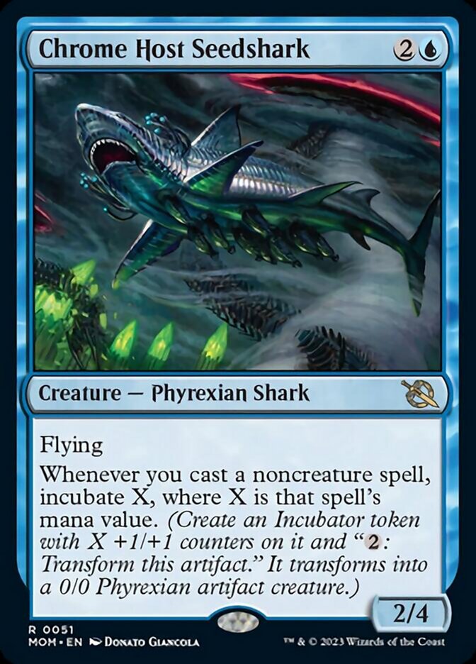 Chrome Host Seedshark [March of the Machine] - Magic: The Gathering - Card Brawlers | Quebec | Canada |