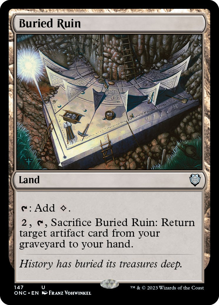Buried Ruin [Phyrexia: All Will Be One Commander] - Magic: The Gathering - Card Brawlers | Quebec | Canada |