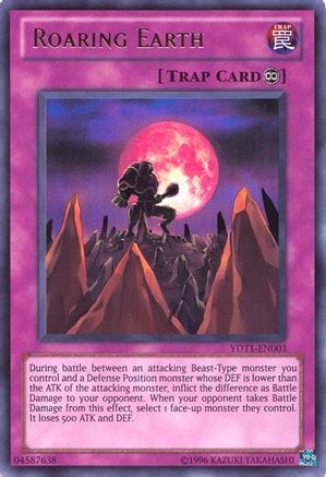 Roaring Earth [YDT1-EN003] Ultra Rare - Yu-Gi-Oh! Video Game Promotional Cards - Card Brawlers | Quebec | Canada |