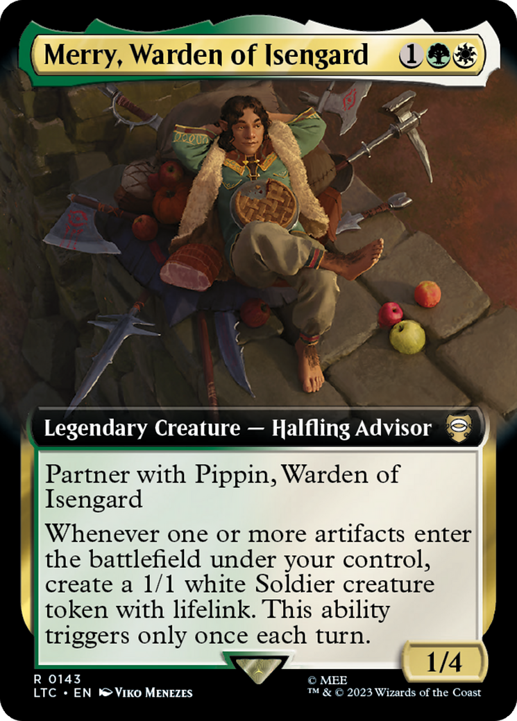 Merry, Warden of Isengard (Extended Art) [The Lord of the Rings: Tales of Middle-Earth Commander] - Magic: The Gathering - Card Brawlers | Quebec | Canada |