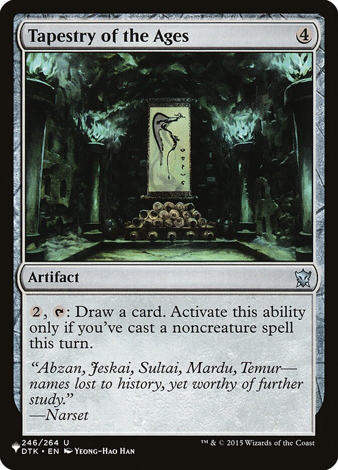 Tapestry of the Ages [The List] - Magic: The Gathering - Card Brawlers | Quebec | Canada |