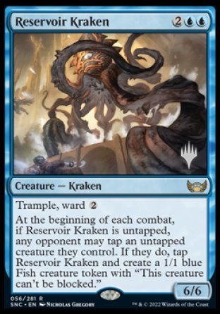 Reservoir Kraken (Promo Pack) [Streets of New Capenna Promos] - Magic: The Gathering - Card Brawlers | Quebec | Canada |