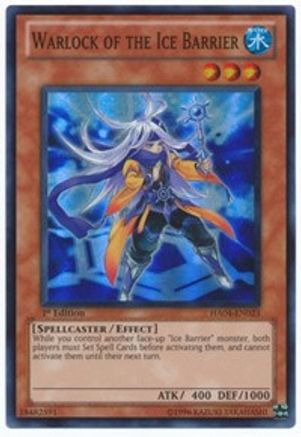 Warlock of the Ice Barrier [HA04-EN023] Super Rare - Yu-Gi-Oh! - Card Brawlers | Quebec | Canada |