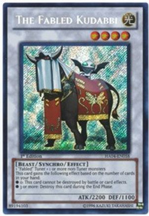 The Fabled Kudabbi [HA04-EN058] Secret Rare - Yu-Gi-Oh! - Card Brawlers | Quebec | Canada |