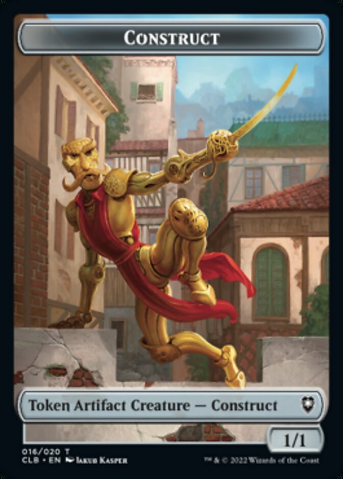Treasure // Construct Double-Sided Token [Commander Legends: Battle for Baldur's Gate Tokens] - Magic: The Gathering - Card Brawlers | Quebec | Canada |