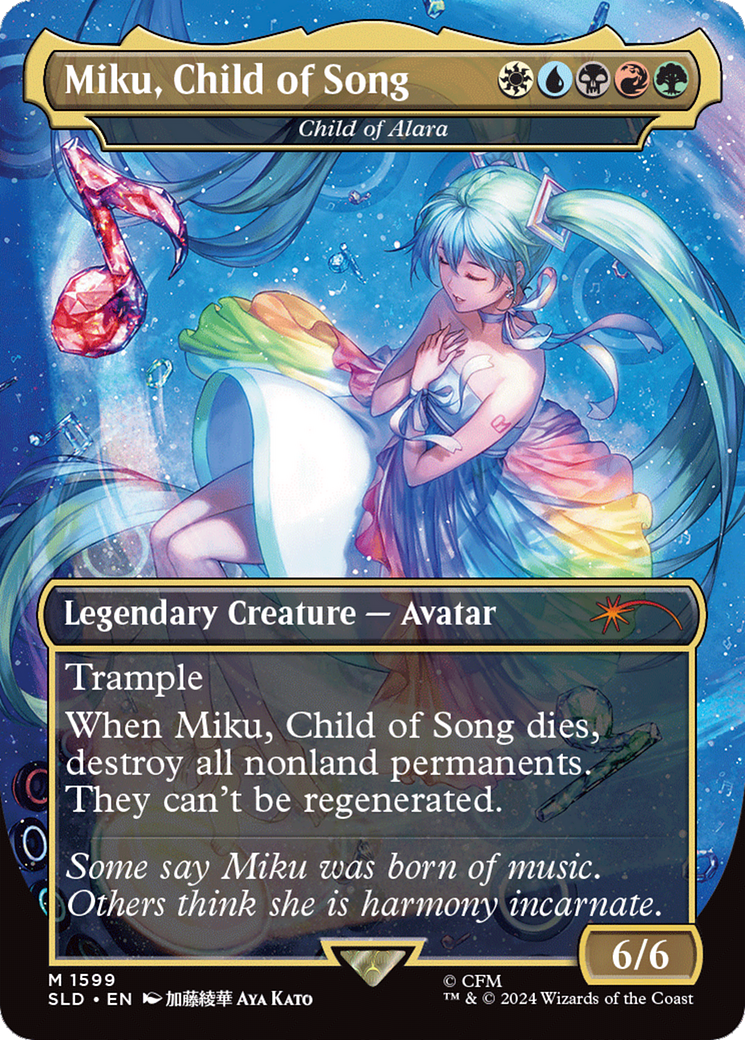 Miku, Child of Song - Child of Alara [Secret Lair Drop Series] - Magic: The Gathering - Card Brawlers | Quebec | Canada |