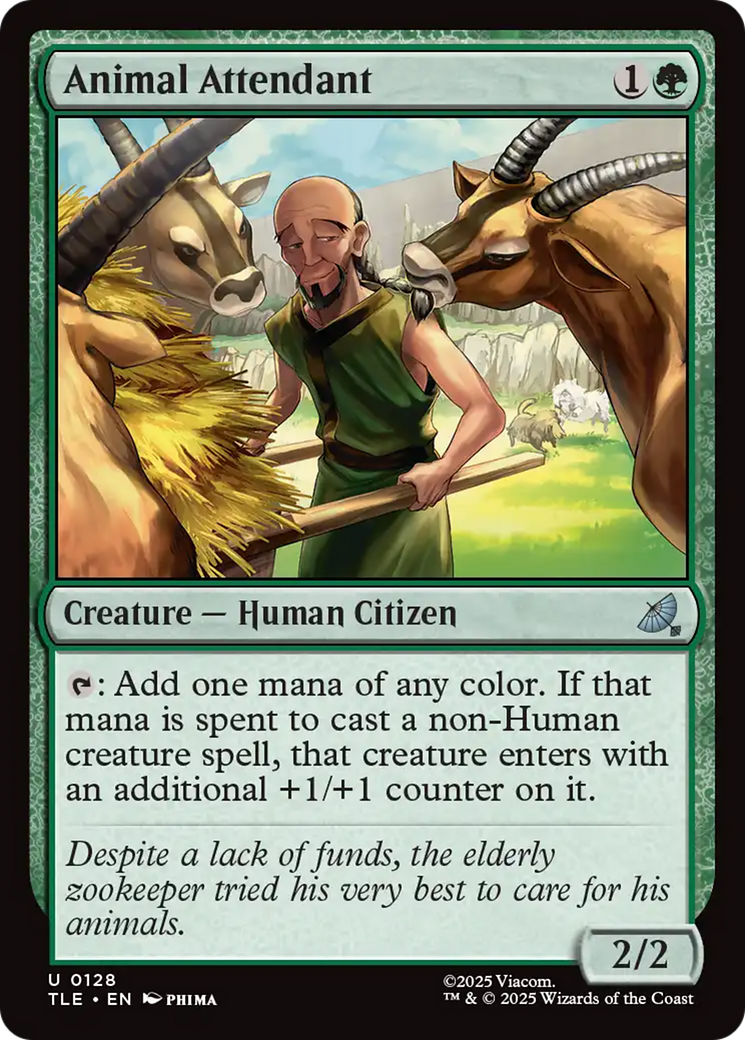 Animal Attendant [Avatar: The Last Airbender: Eternal-Legal] - Magic: The Gathering - Card Brawlers | Quebec | Canada |