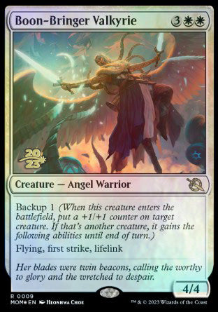 Boon-Bringer Valkyrie [March of the Machine Prerelease Promos] - Magic: The Gathering - Card Brawlers | Quebec | Canada |