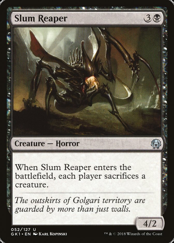 Slum Reaper [Guilds of Ravnica Guild Kit] - Magic: The Gathering - Card Brawlers | Quebec | Canada |