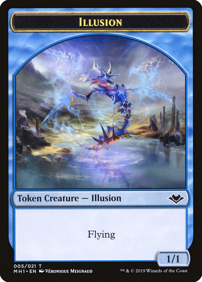 Angel (002) // Illusion (005) Double-Sided Token [Modern Horizons Tokens] - Magic: The Gathering - Card Brawlers | Quebec | Canada |