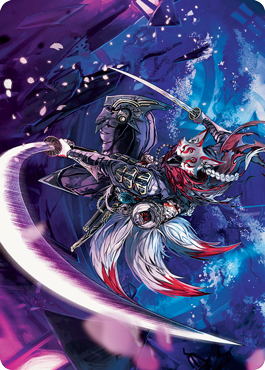 Blade-Blizzard Kitsune Art Card [Kamigawa: Neon Dynasty Art Series] - Magic: The Gathering - Card Brawlers | Quebec | Canada |