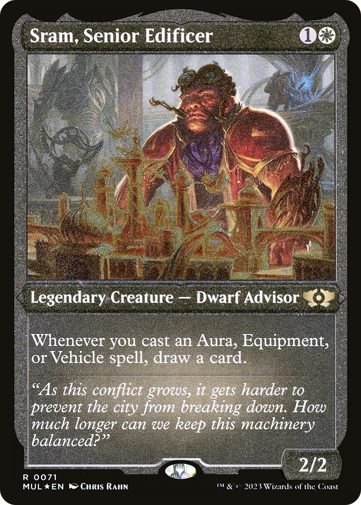 Sram, Senior Edificer (Foil Etched) [Multiverse Legends] - Magic: The Gathering - Card Brawlers | Quebec | Canada |