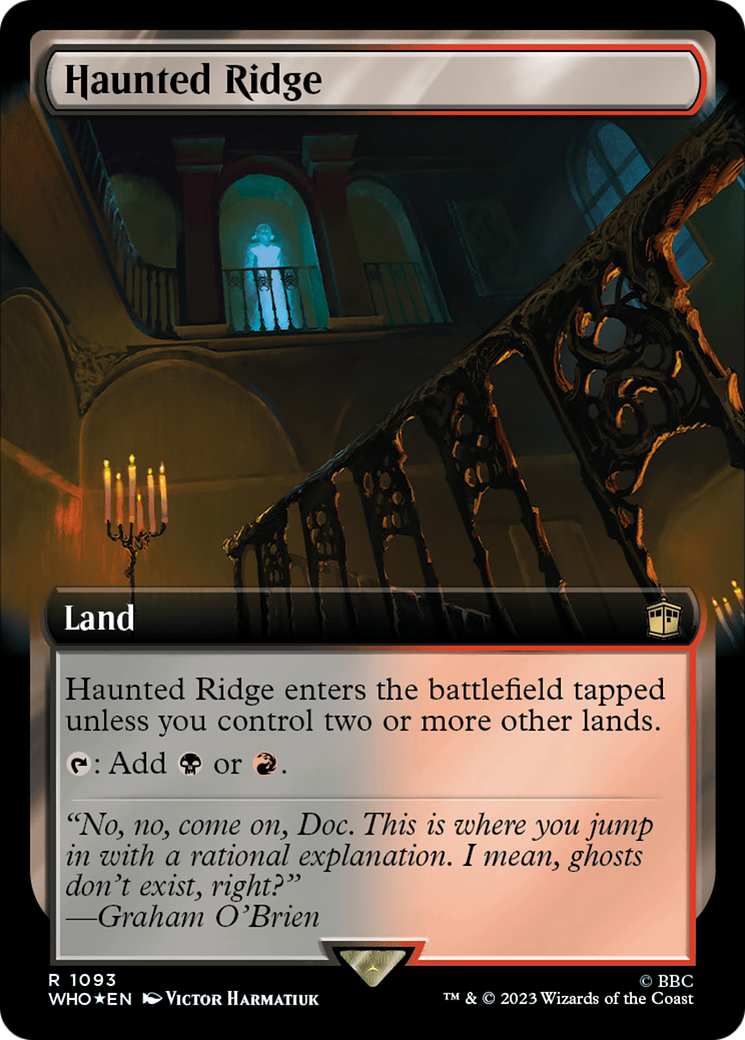 Haunted Ridge (Extended Art) (Surge Foil) [Doctor Who] - Magic: The Gathering - Card Brawlers | Quebec | Canada |