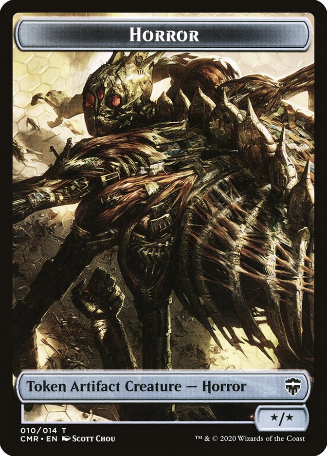 Angel // Horror Double-Sided Token [Commander Legends Tokens] - Magic: The Gathering - Card Brawlers | Quebec | Canada |