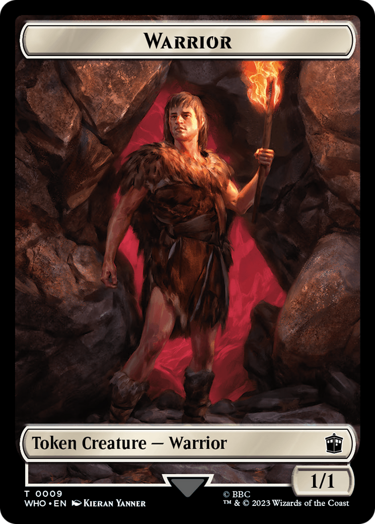Warrior // Clue (0021) Double-Sided Token [Doctor Who Tokens] - Magic: The Gathering - Card Brawlers | Quebec | Canada |