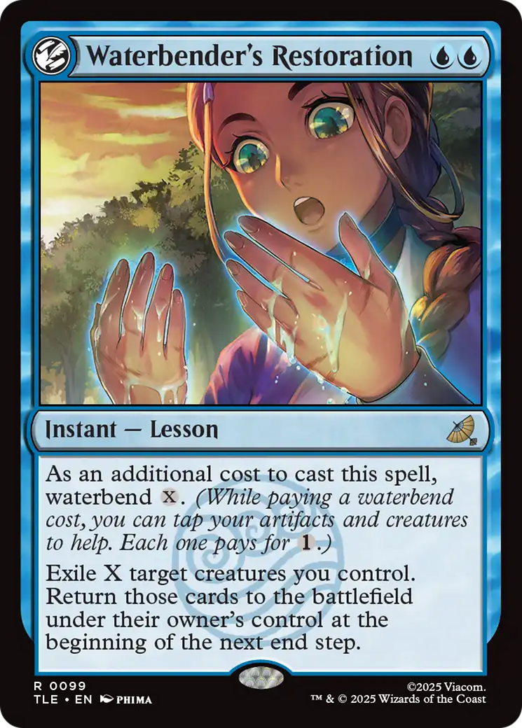 Waterbender's Restoration [Avatar: The Last Airbender: Eternal-Legal] - Magic: The Gathering - Card Brawlers | Quebec | Canada |