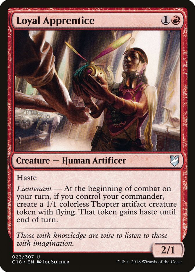 Loyal Apprentice [Commander 2018] - Magic: The Gathering - Card Brawlers | Quebec | Canada |