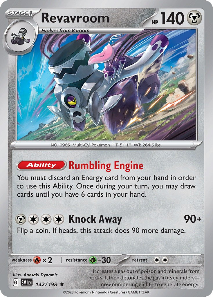 Revavroom (142/198) (Theme Deck Exclusive) [Scarlet & Violet: Base Set] - Pokémon - Card Brawlers | Quebec | Canada |