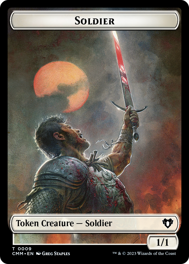 Soldier Token [Commander Masters Tokens] - Magic: The Gathering - Card Brawlers | Quebec | Canada |